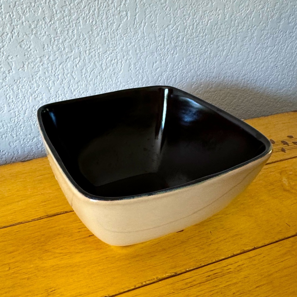 Like New Home trends Square Brown and Tan Bowl